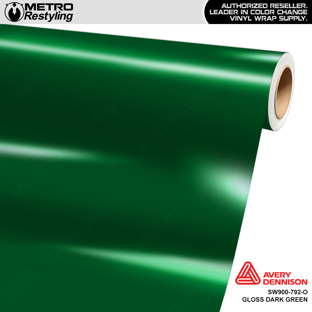 Glossy Metallic La Salle Green Vinyl Wrap