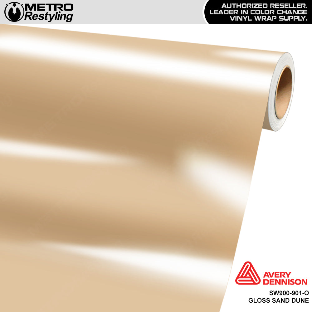 Avery Dennison SW900 Gloss Sand Dune Vinyl Wrap | SW900-901-O