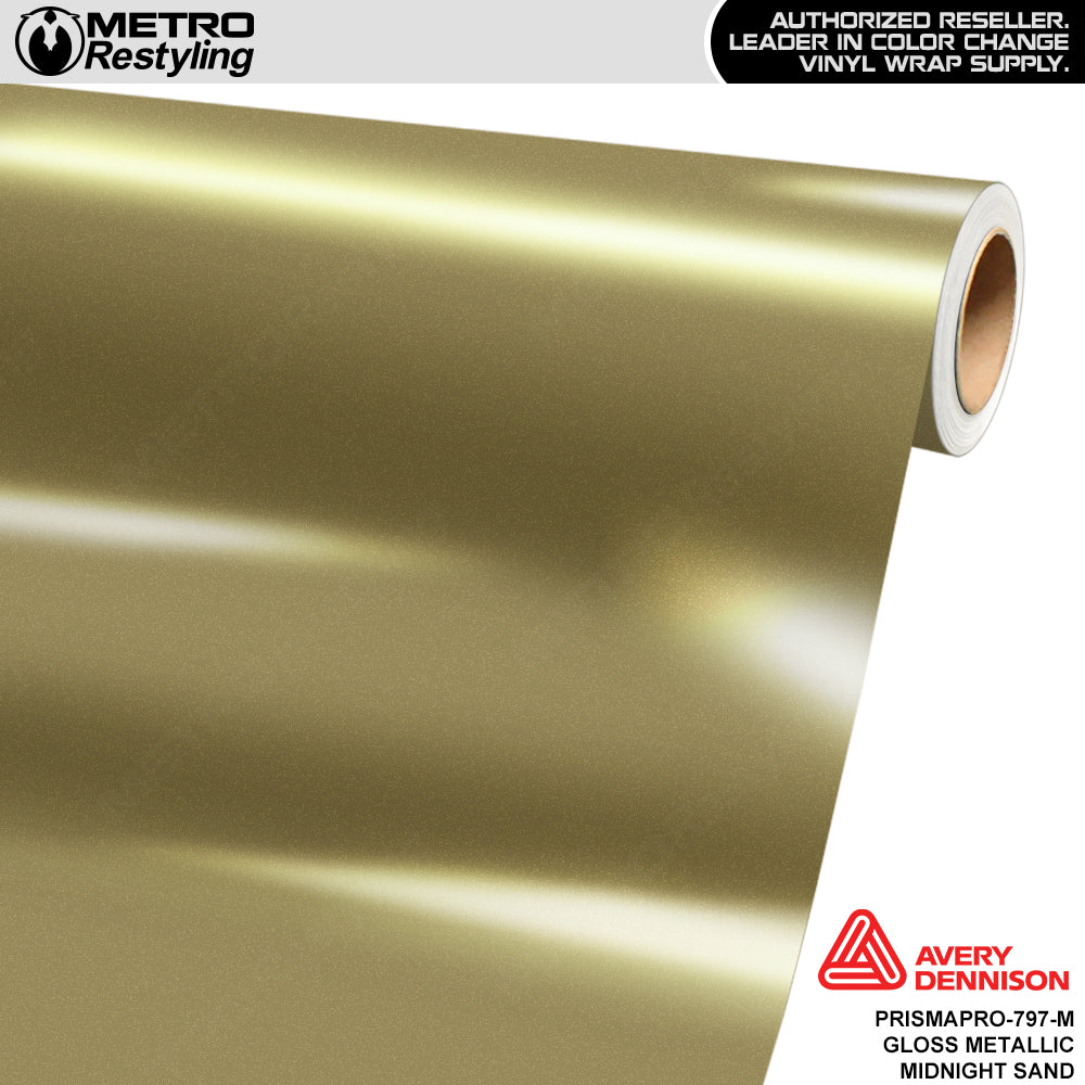 Avery Dennison Gloss Metallic Midnight Sand Colored PPF | PrismaPro-797-M