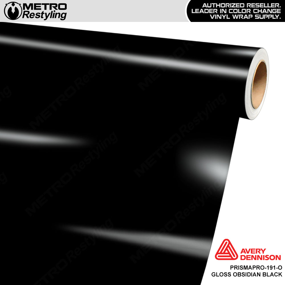 Avery Dennison Gloss Obsidian Black Colored PPF | PrismaPro-191-O