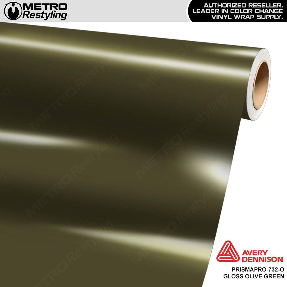 Avery Dennison Gloss Olive Green Colored PPF | PrismaPro-732-O