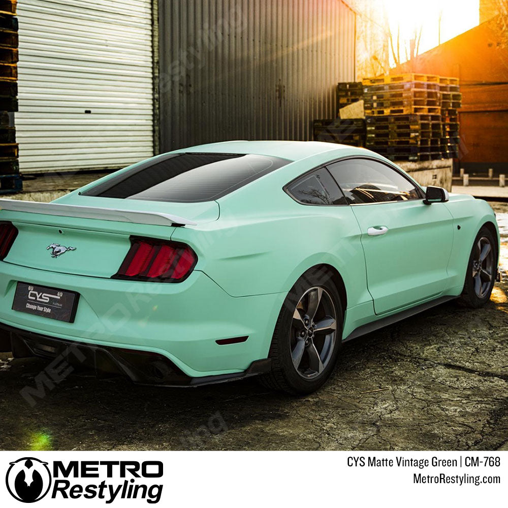 green mustang vinyl