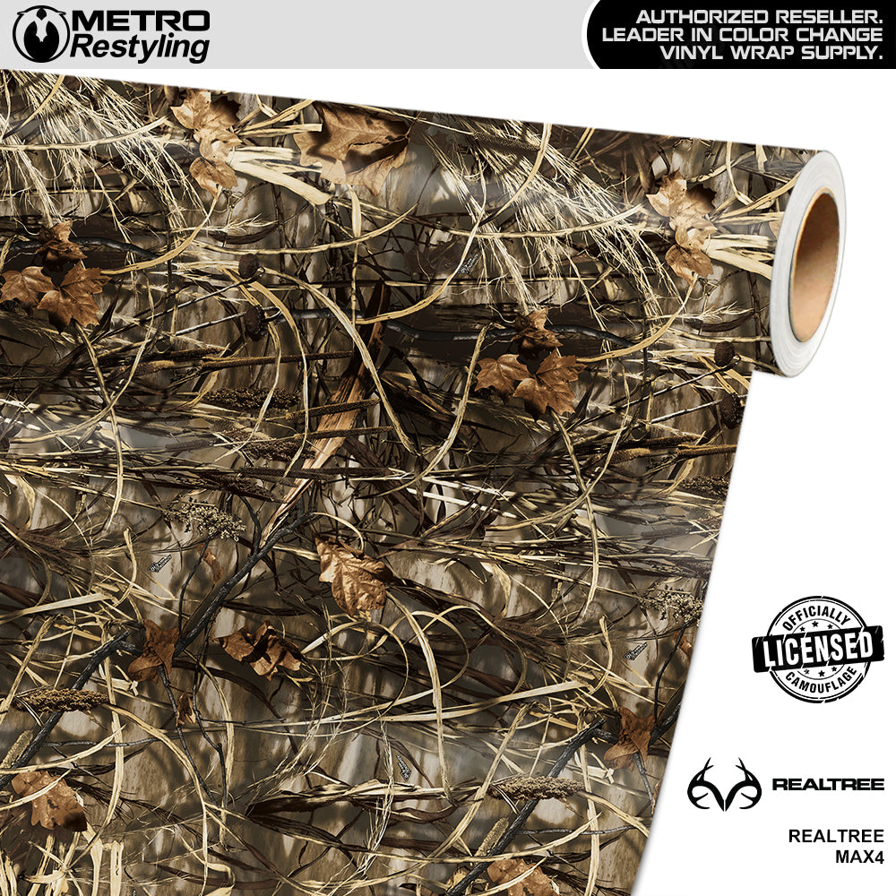 Realtree MAX4 Camouflage Vinyl Wrap Film