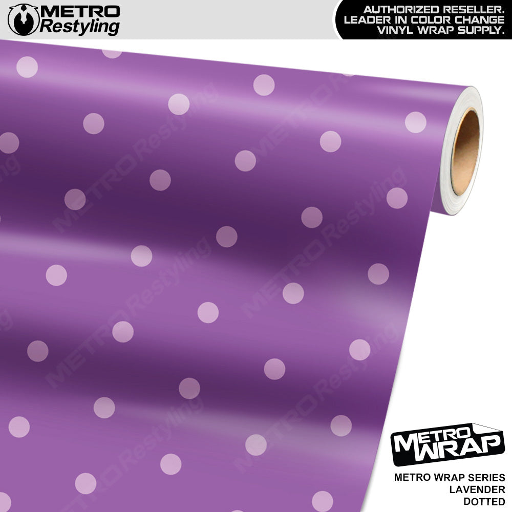 Metro Wrap Dotted Lavender Vinyl Film