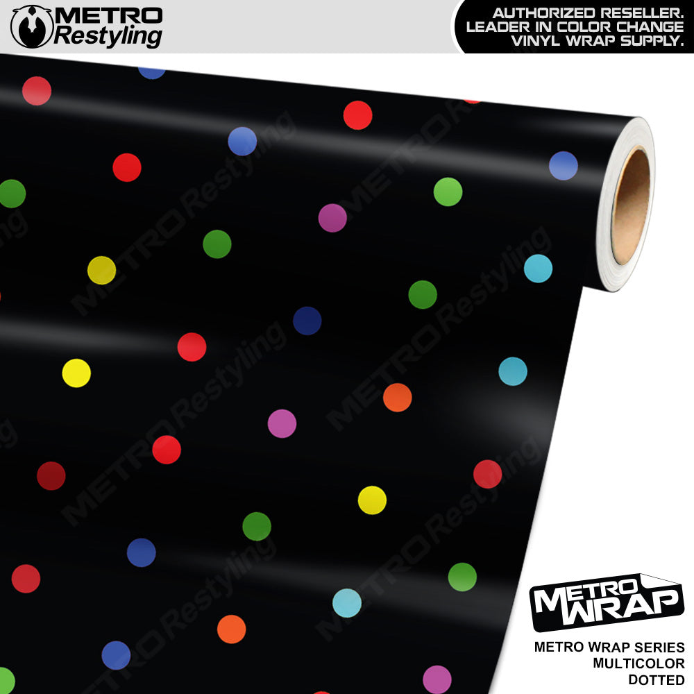Multicolor Patterns Wrap Dotted Multicolor - Metro Wrap | Metro Restyling