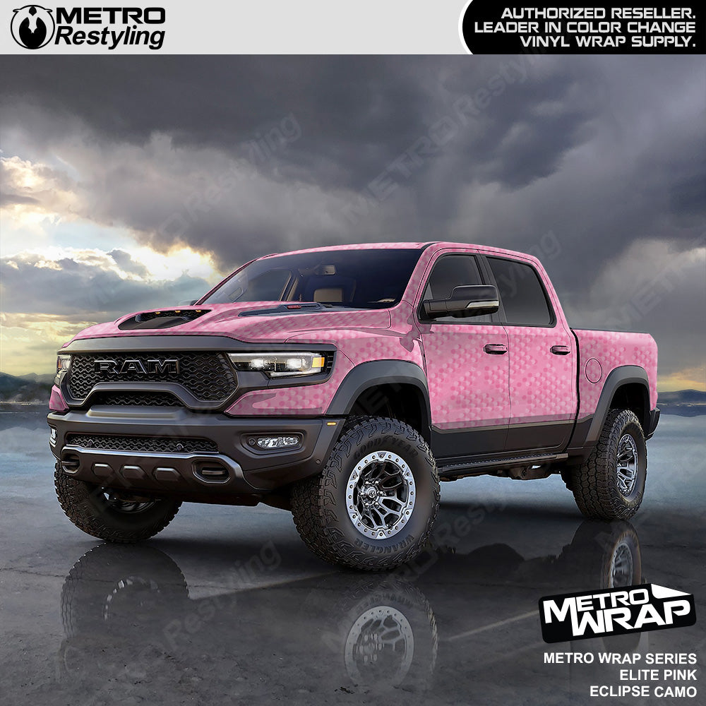 Metro Wrap Eclipse Elite Pink Truck Wrap