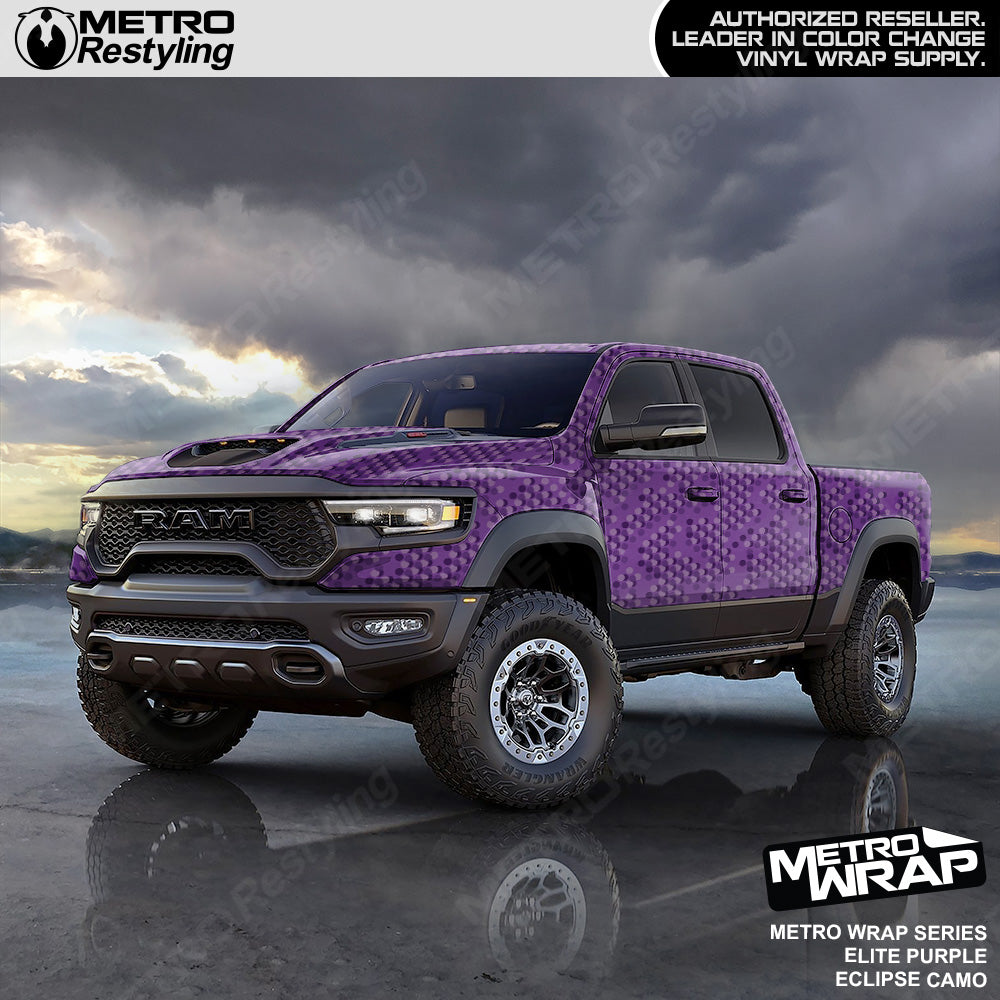 Metro Wrap Eclipse Elite Purple Truck Wrap