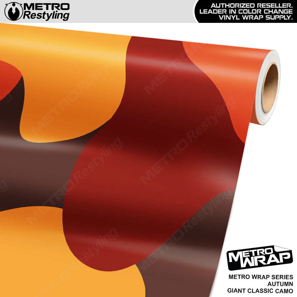 Metro Wrap Giant Classic Autumn Camouflage Vinyl Film
