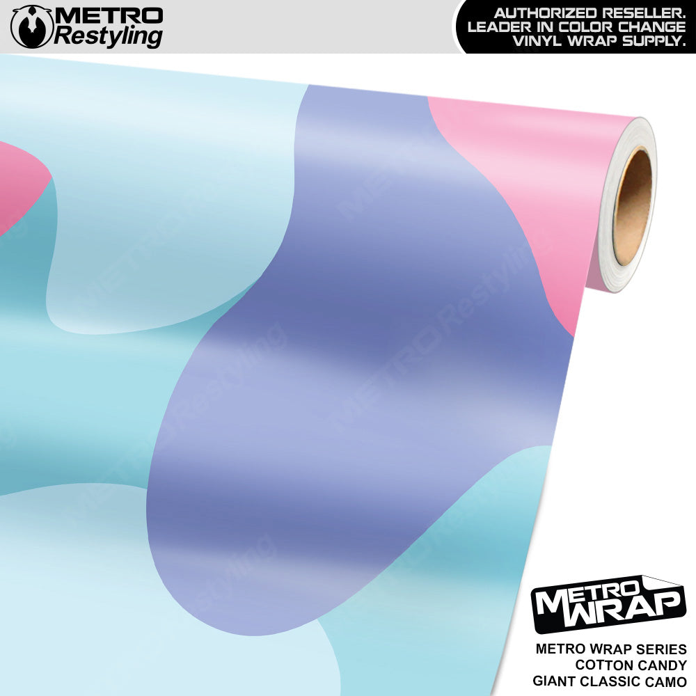 Metro Wrap Giant Classic Cotton Candy Camouflage Vinyl Film