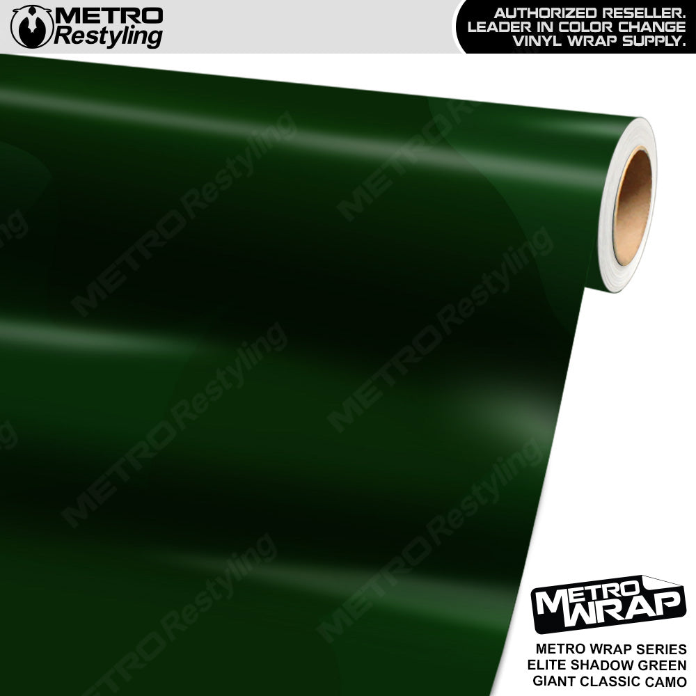 Metro Wrap Giant Classic Elite Shadow Green Camouflage Vinyl Film