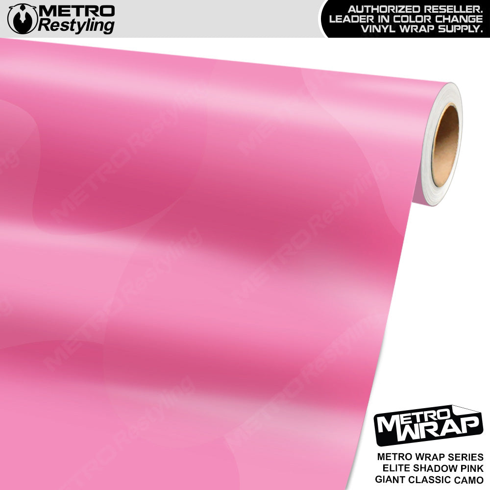 Metro Wrap Giant Classic Elite Shadow Pink Camouflage Vinyl Film