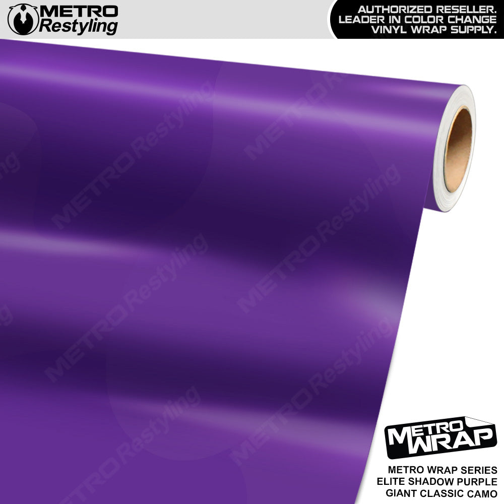 Metro Wrap Giant Classic Elite Shadow Purple Camouflage Vinyl Film