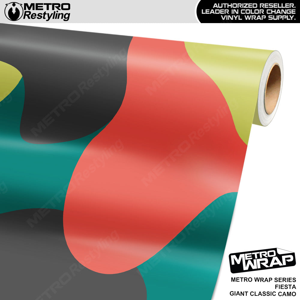 Metro Wrap Giant Classic Fiesta Camouflage Vinyl Film