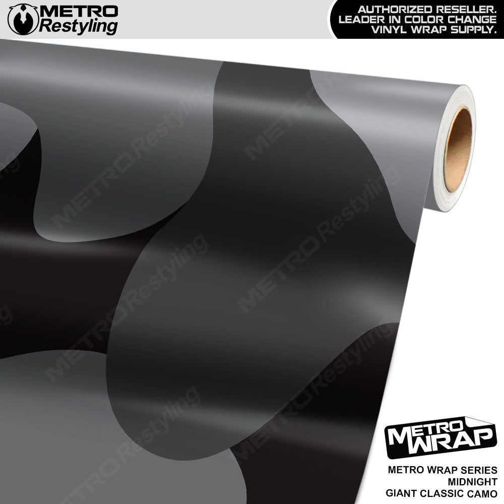Metro Wrap Giant Classic Midnight Camouflage Vinyl Film