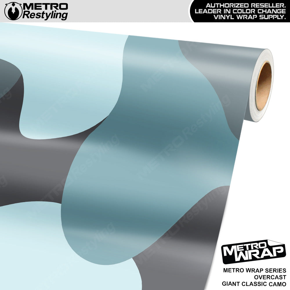 Metro Wrap Giant Classic Overcast Camouflage Vinyl Film