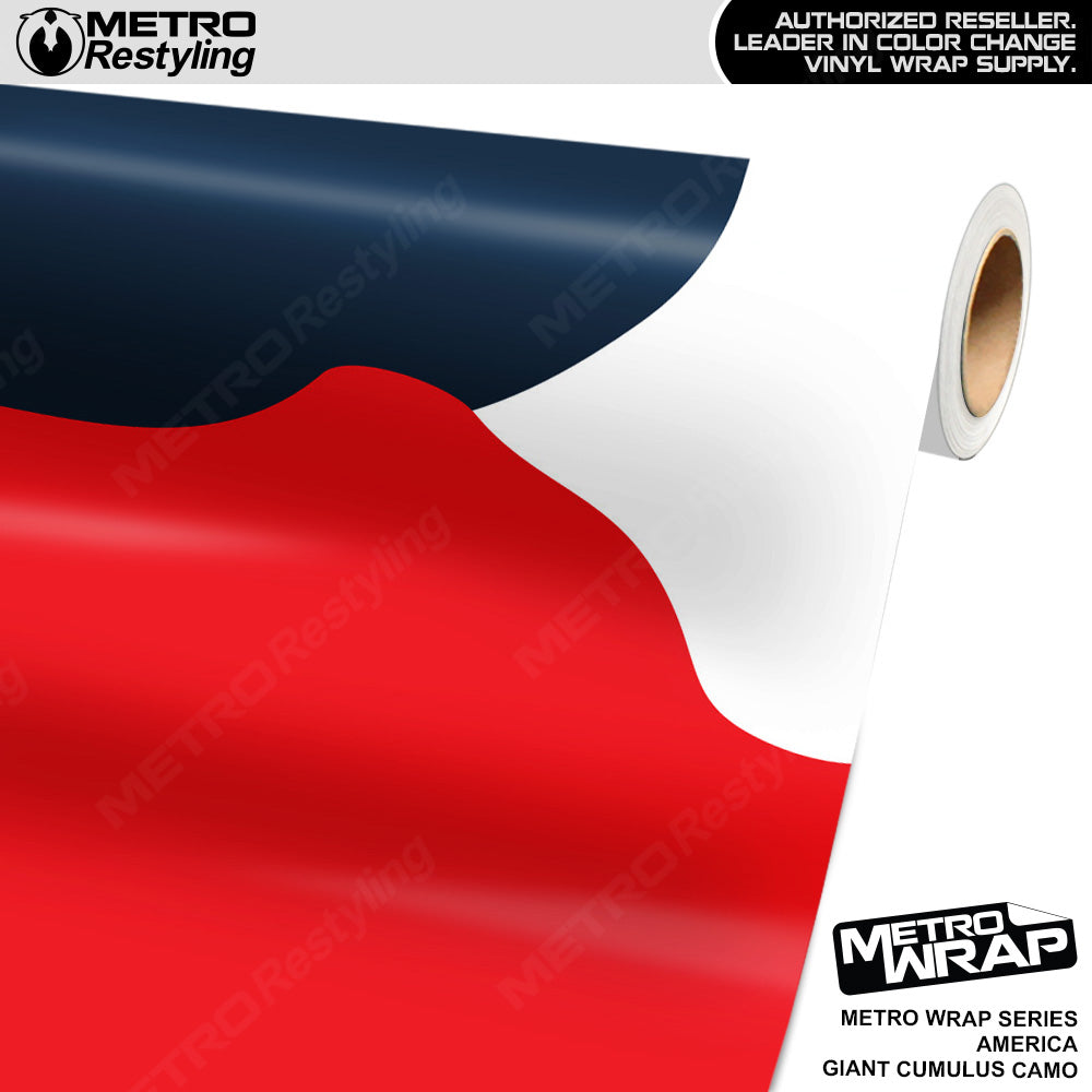 Metro Wrap Giant Cumulus America Camouflage Vinyl Film