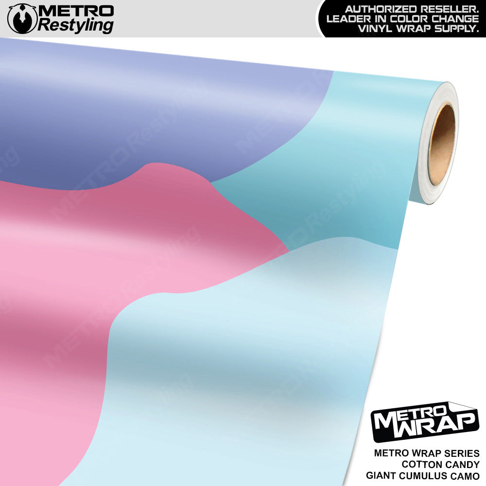 Metro Wrap Giant Cumulus Cotton Candy Camouflage Vinyl Film
