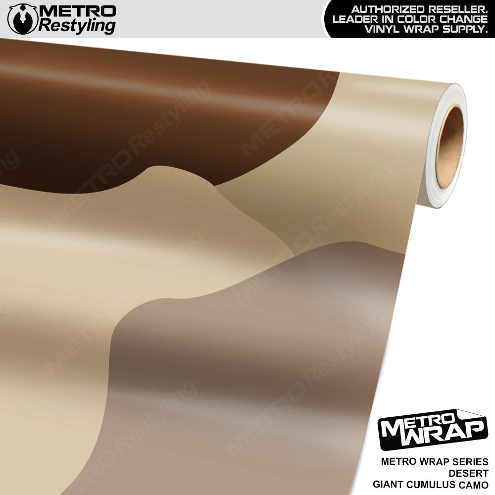 Metro Wrap Giant Cumulus Desert Camouflage Vinyl Film