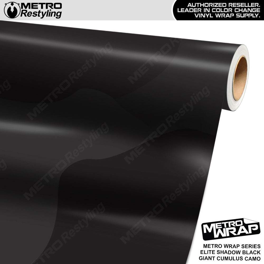 Metro Wrap Giant Cumulus Elite Shadow Black Camouflage Vinyl Film