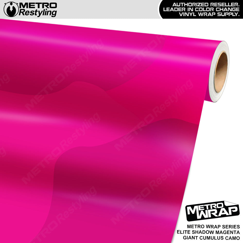 Metro Wrap Giant Cumulus Elite Shadow Magenta Camouflage Vinyl Film