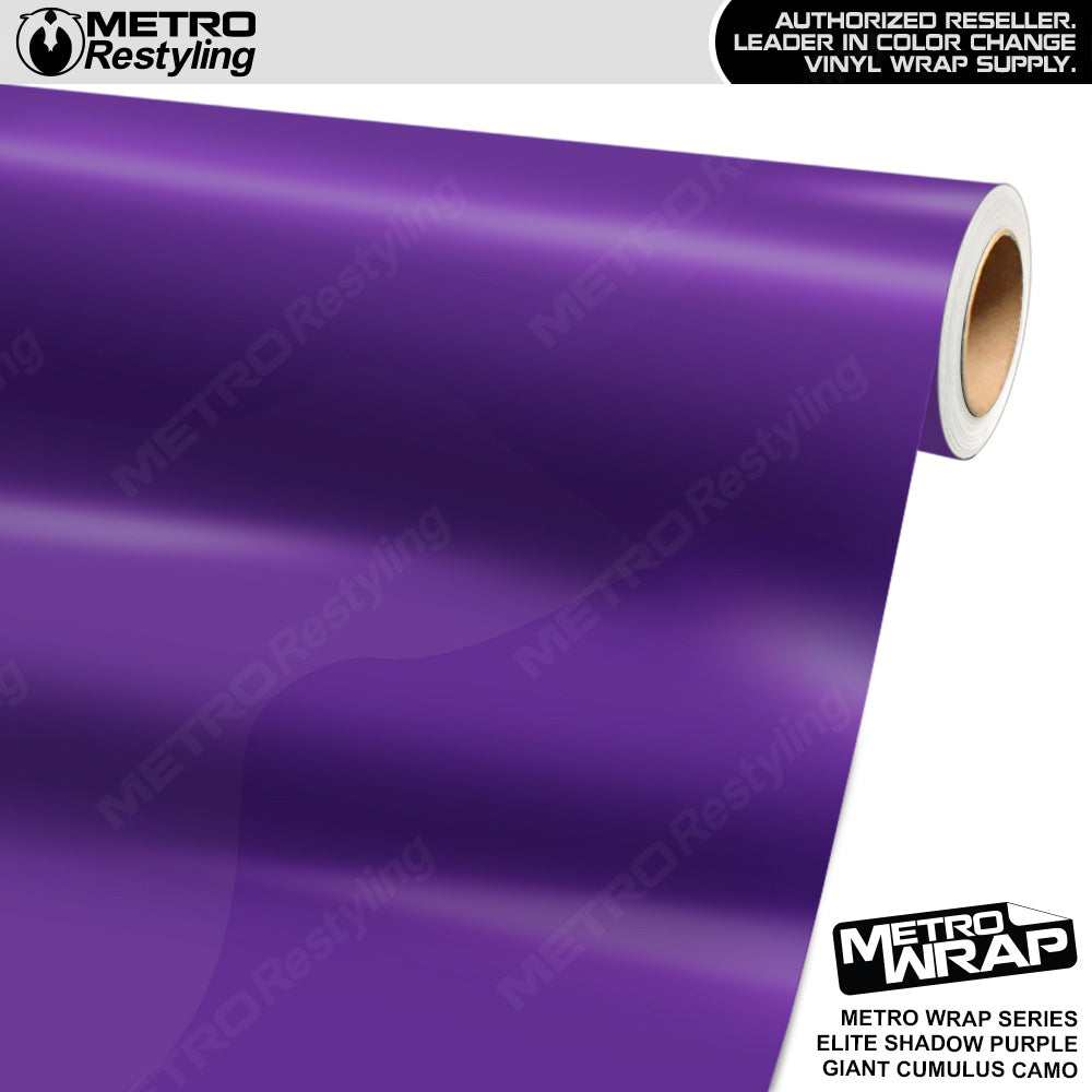 Metro Wrap Giant Cumulus Elite Shadow Purple Camouflage Vinyl Film