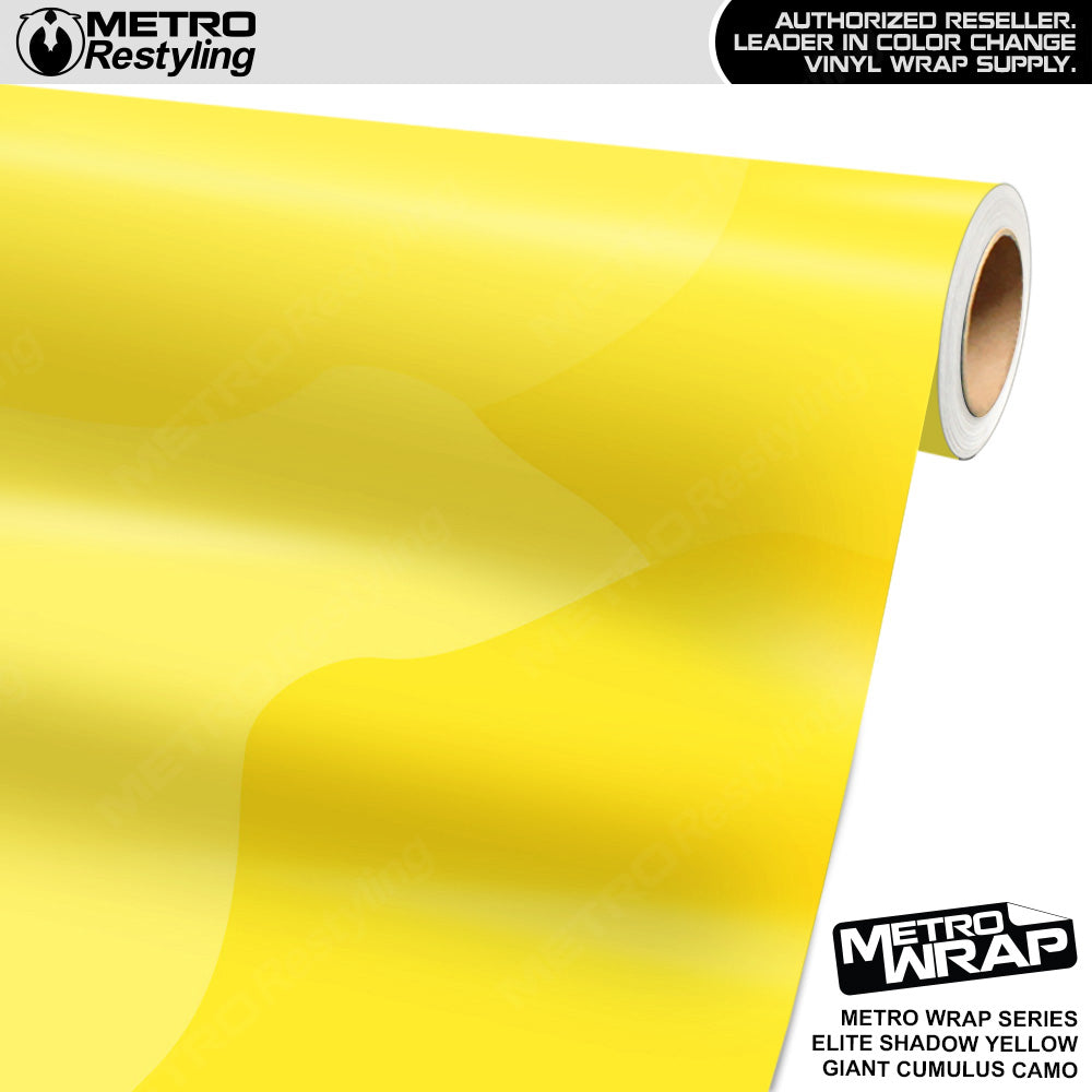 Metro Wrap Giant Cumulus Elite Shadow Yellow Camouflage Vinyl Film