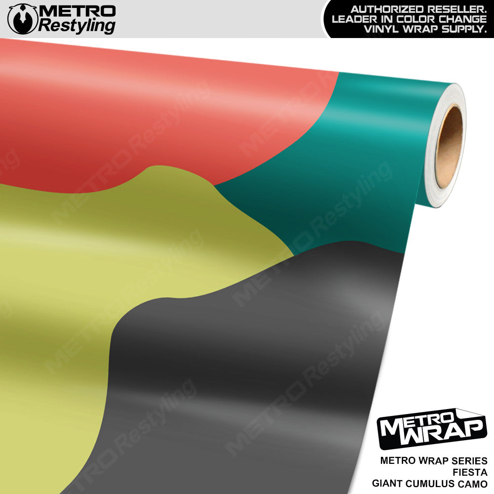 Metro Wrap Giant Cumulus Fiesta Camouflage Vinyl Film