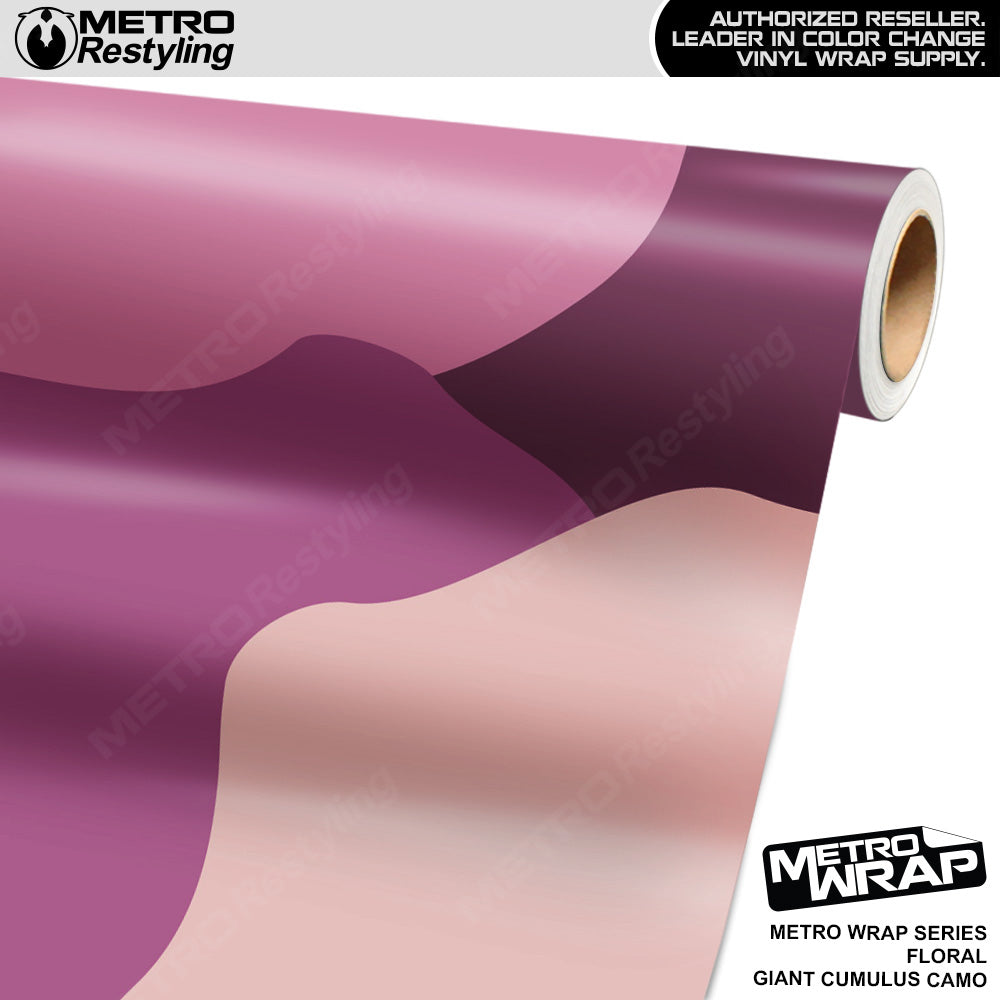 Metro Wrap Giant Cumulus Floral Camouflage Vinyl Film