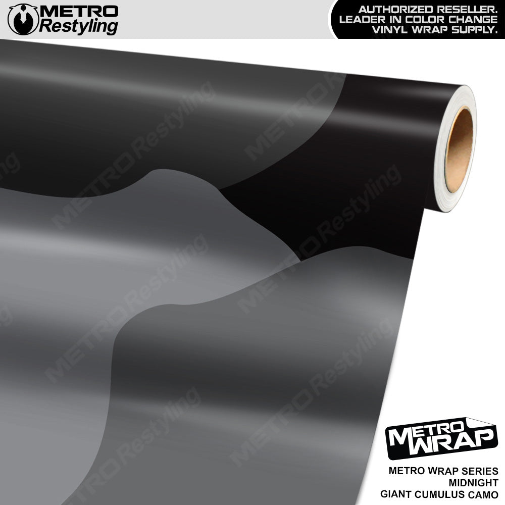 Metro Wrap Giant Cumulus Midnight Camouflage Vinyl Film
