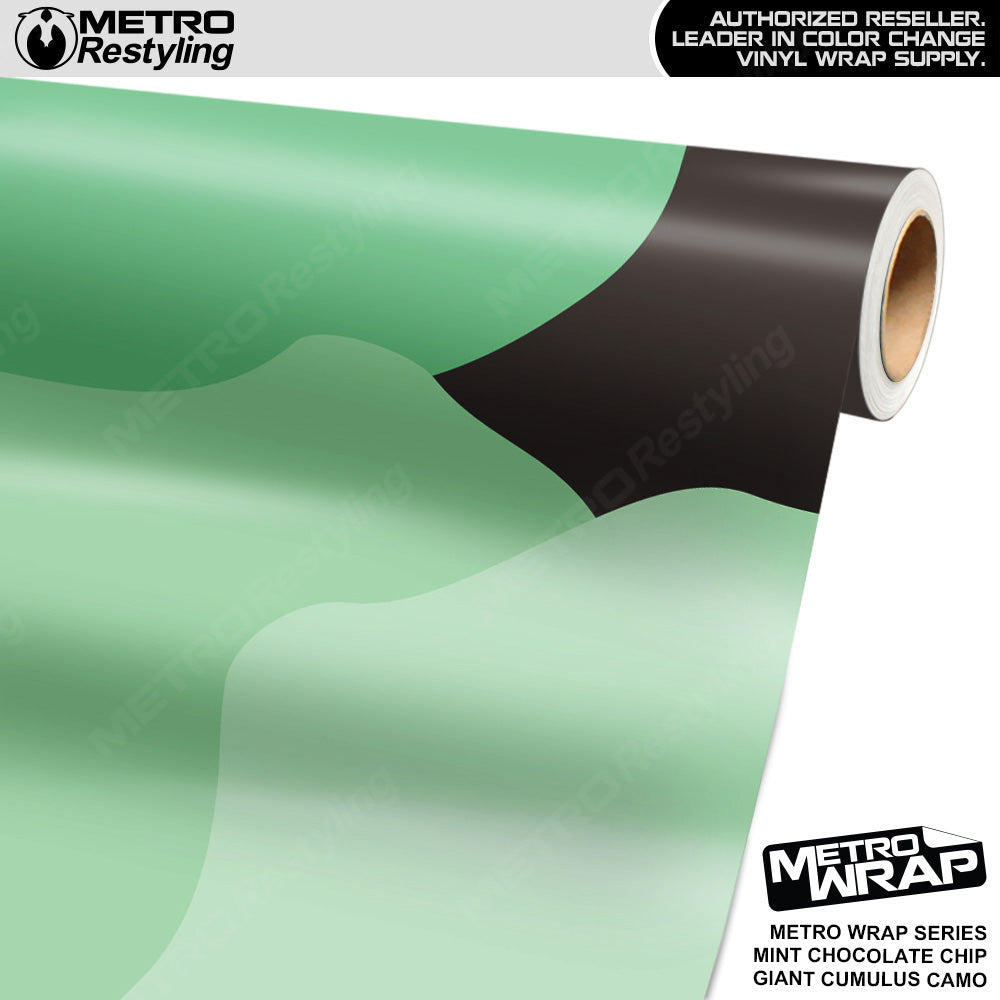 Metro Wrap Giant Cumulus Mint Chocolate Chip Camouflage Vinyl Film