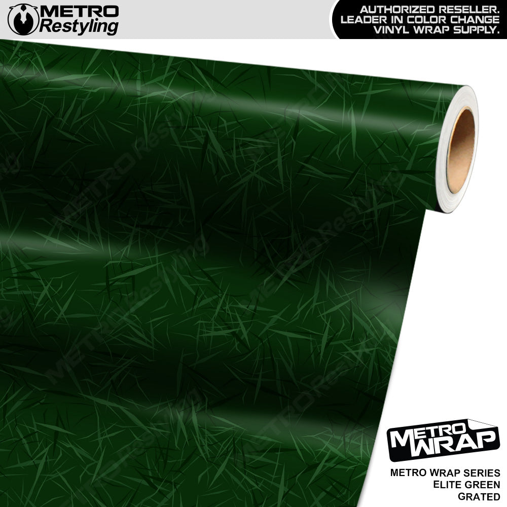 Metro Wrap Grated Elite Green Vinyl Film