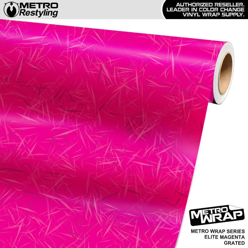 Metro Wrap Grated Elite Magenta Vinyl Film