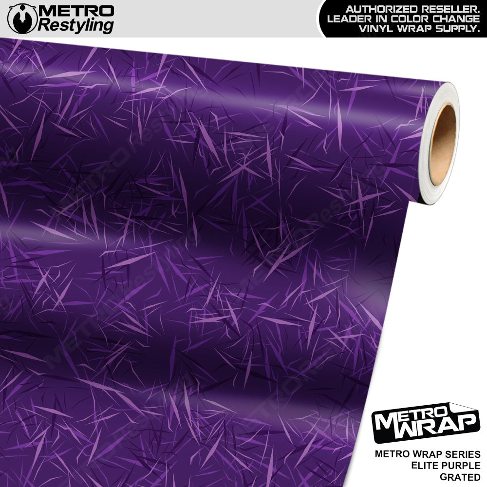 Metro Wrap Grated Elite Purple Vinyl Film
