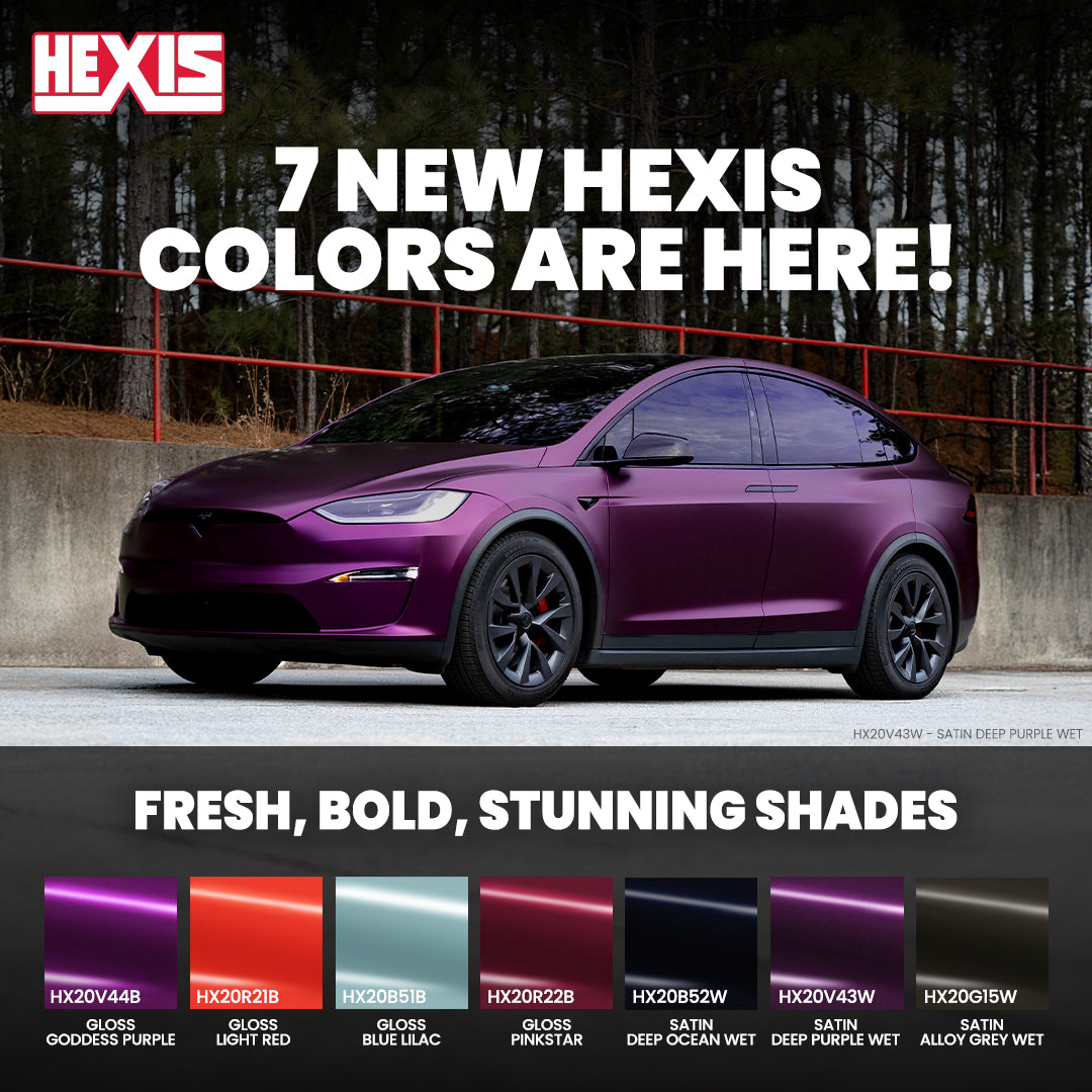 New hexis vinyl wrap colors