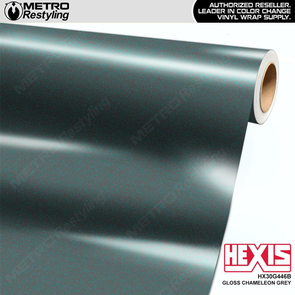 Hexis Gloss Chameleon Gray Vinyl Wrap | HX30G446B | BLOWOUT STOCK | (330 sq ft) | V437229