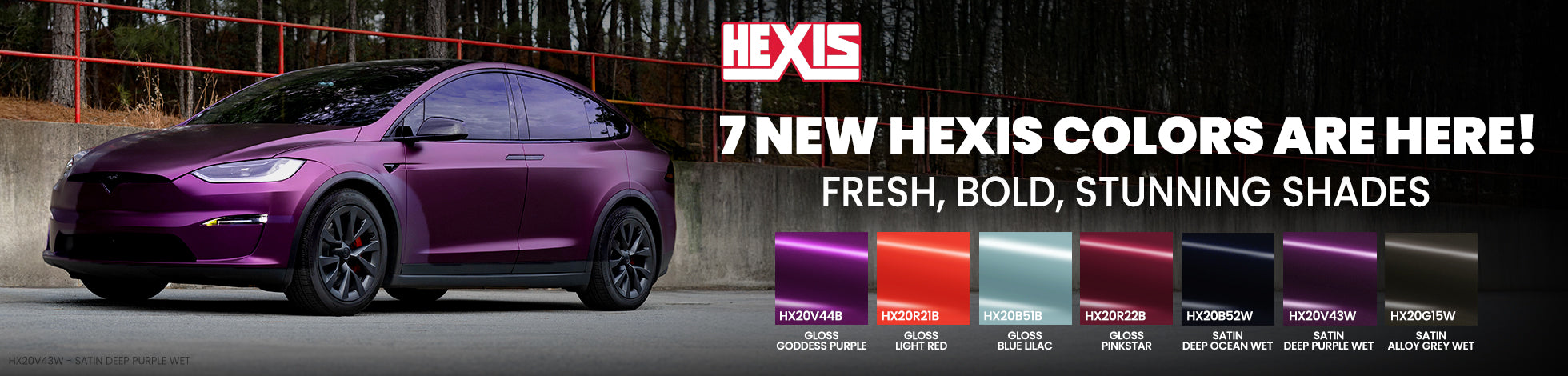 New hexis vinyl wrap colors