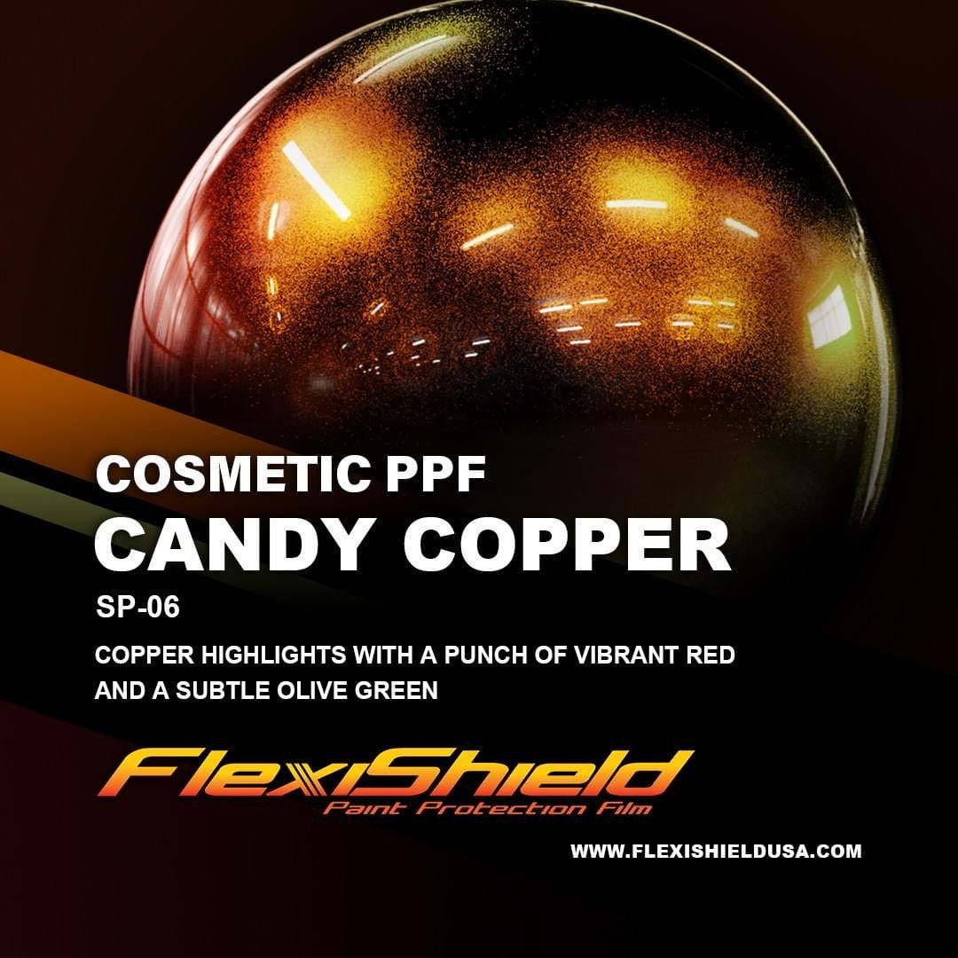 FlexiShield High Gloss Candy Copper Cosmetic PPF
