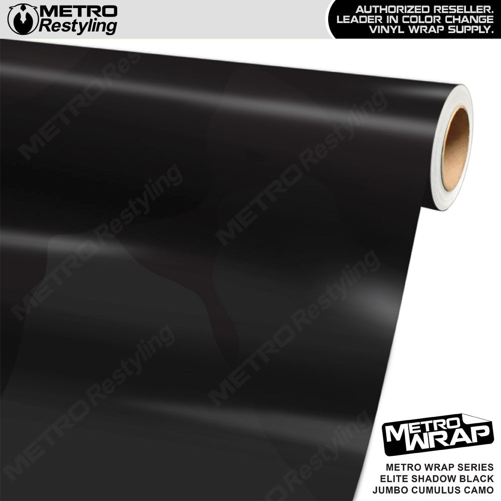 Metro Wrap Jumbo Cumulus Elite Shadow Black Camouflage Vinyl Film - Avery Film - Satin Finish | BLOWOUT STOCK | (25 sq ft) | 100347