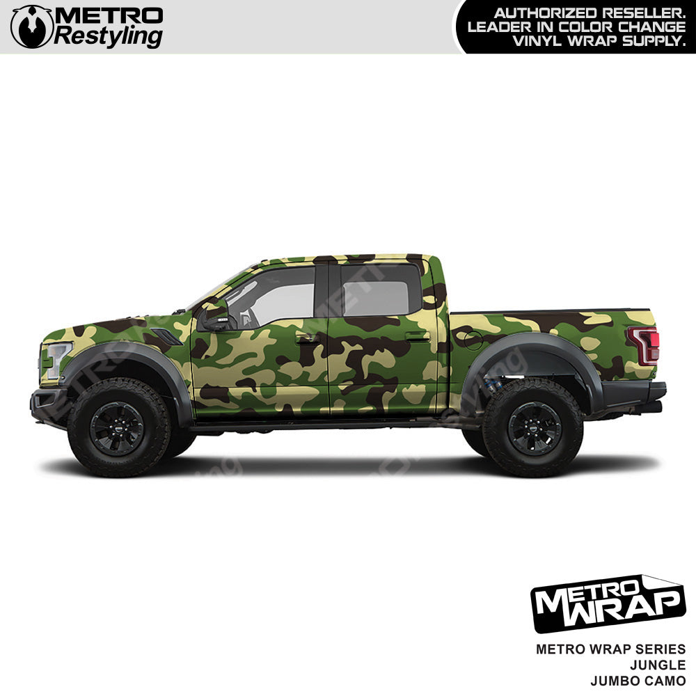 Metro Wrap Jumbo Classic Jungle Camouflage Vinyl Film