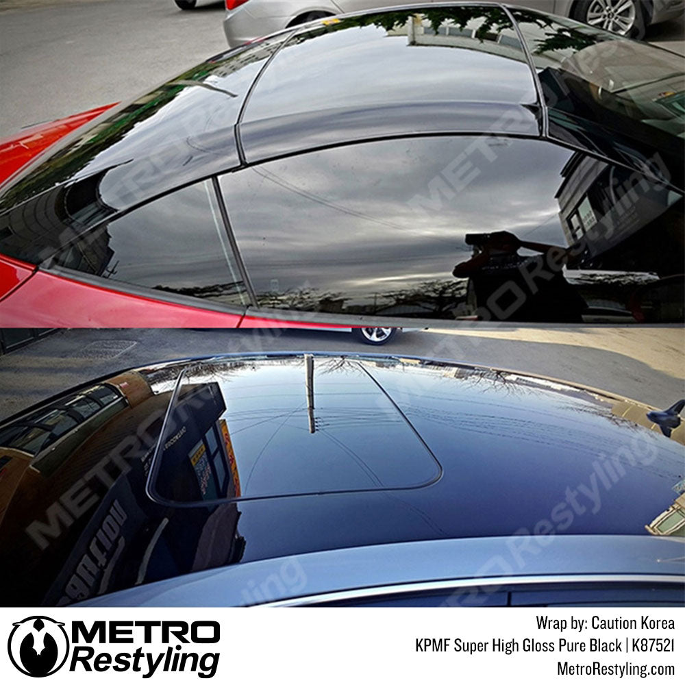 High Gloss Black Vinyl For Car Wrapping