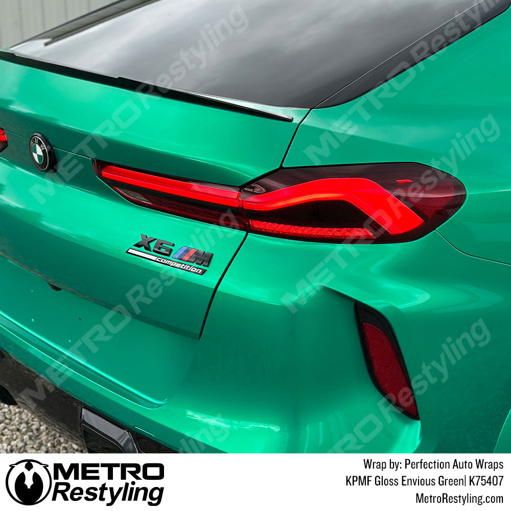 KPMF Gloss Envious Green BMW X6M Comp Vinyl Wrap