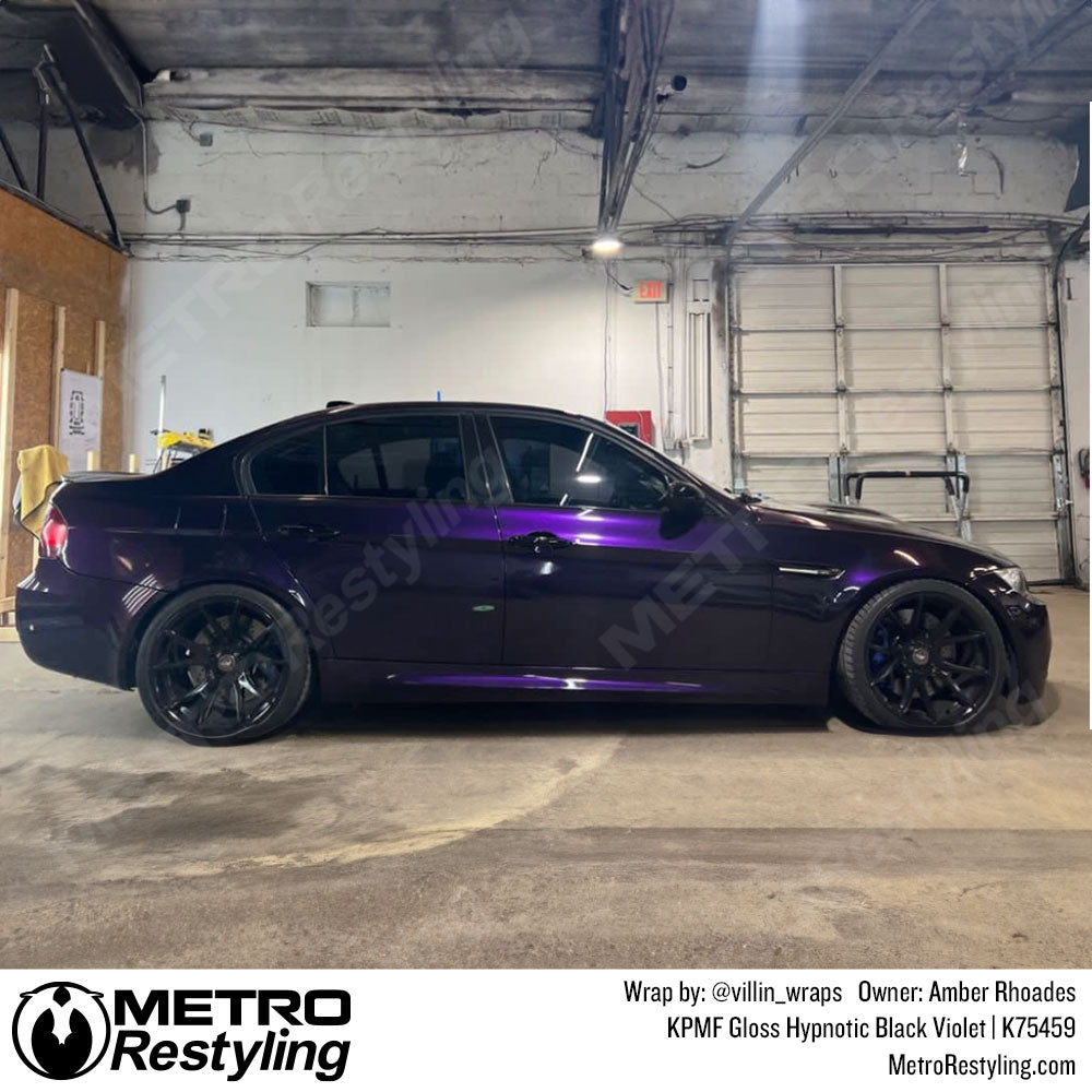 Purple BMW Wrap
