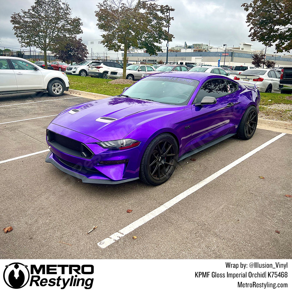KPMF Imperial Orchid Ford Mustang Vinyl Wrap