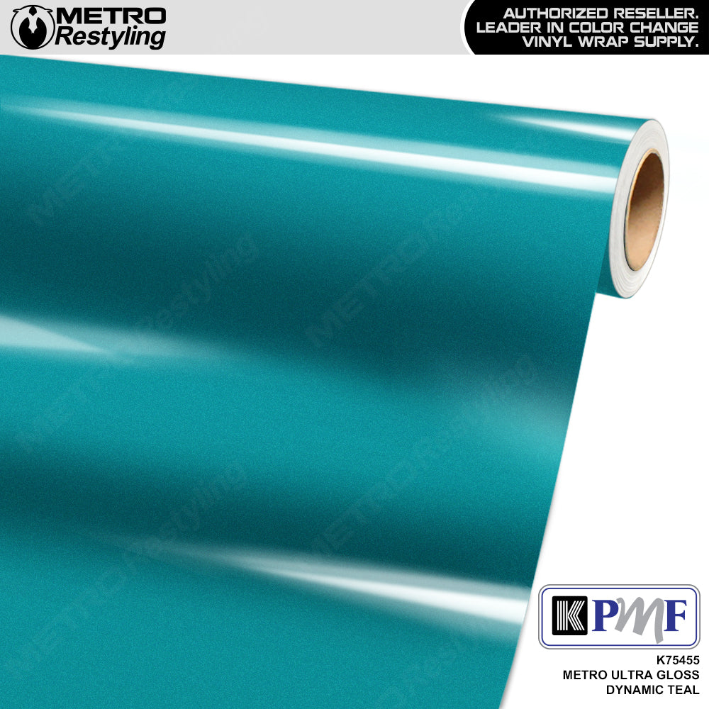 KPMF K75400 Metro Ultra Gloss Dynamic Teal Vinyl Wrap | K75455