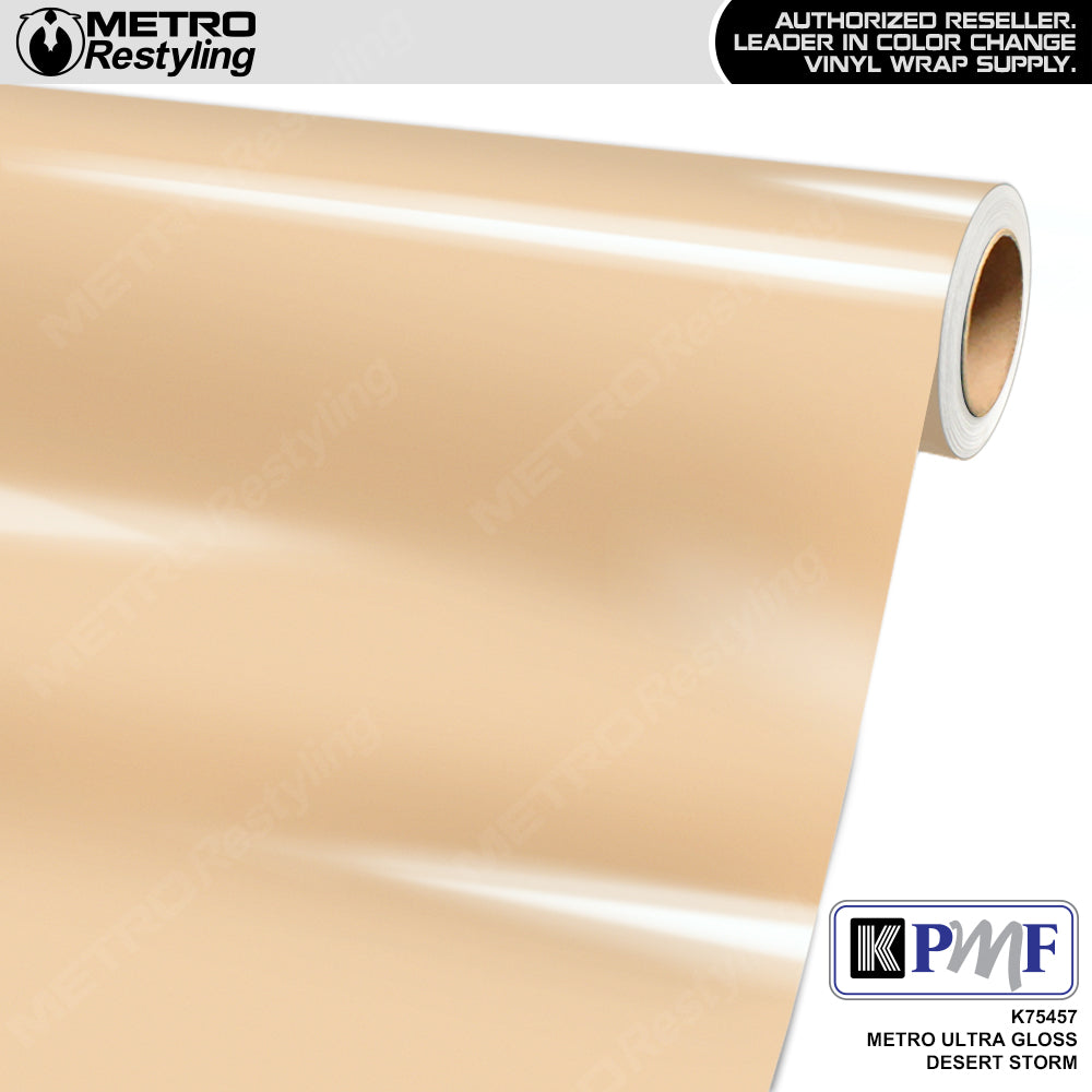 KPMF K75500 Metro Ultra Gloss Desert Storm Vinyl Wrap | K75457