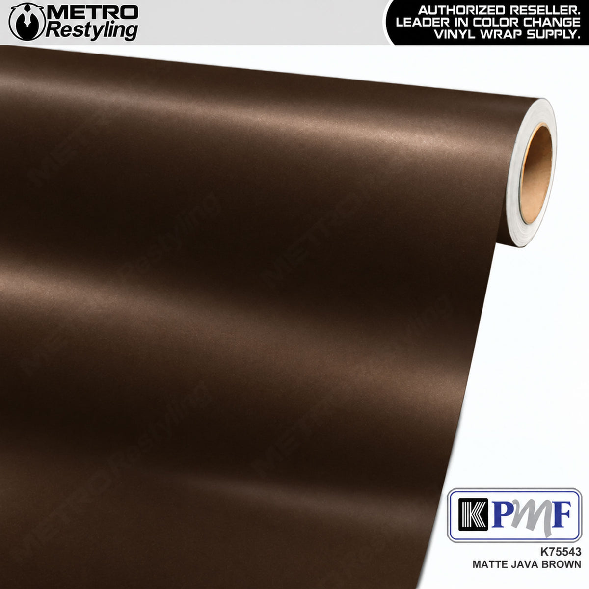 KPMF K75500 Matte Java Brown Vinyl Wrap | K75543