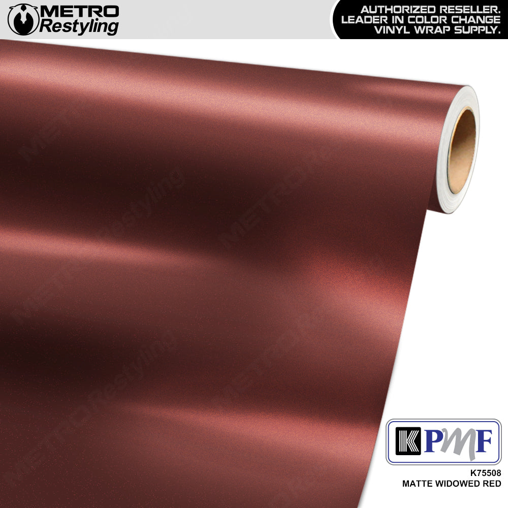KPMF K75400 Matte Widowed Red Vinyl Wrap | K75508
