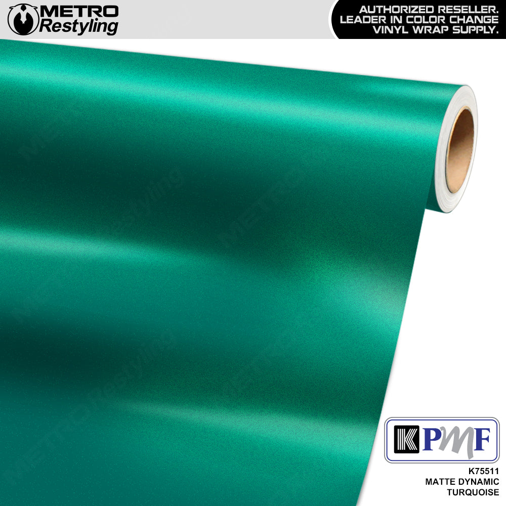 Matte Dynamic Turquoise Vinyl Wrap - KPMF | Metro Restyling
