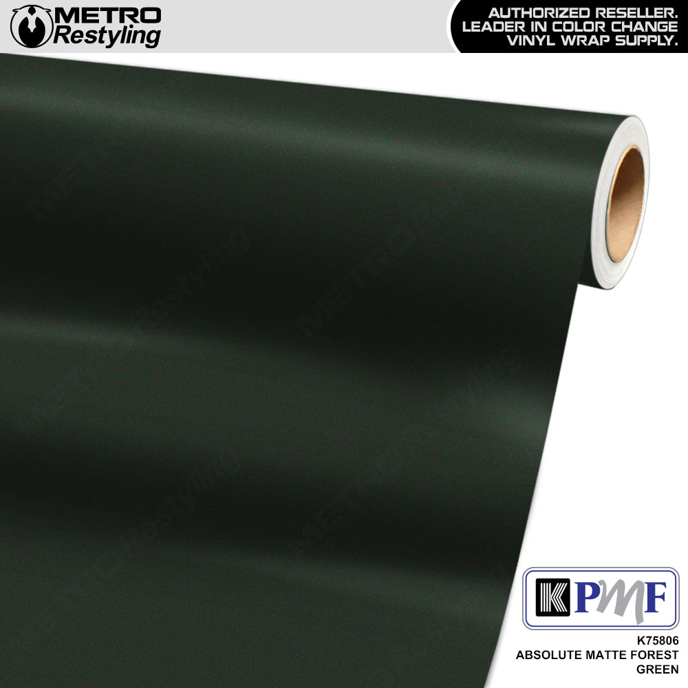 KPMF K75800 Absolute Matte Forest Green Vinyl Wrap | K75806