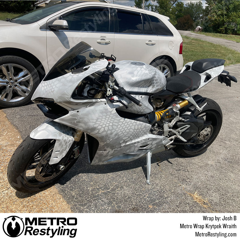 Kryptek Wraith Camo Motorcycle Bike Wrap
